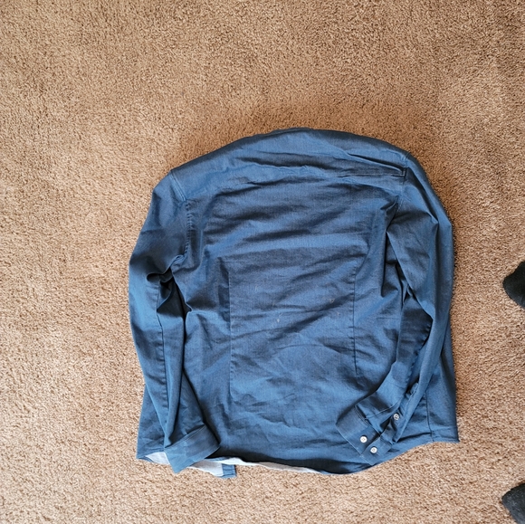 Father and Sons Slim Fit Dress Monk Shirt XL - Picture 2 of 3